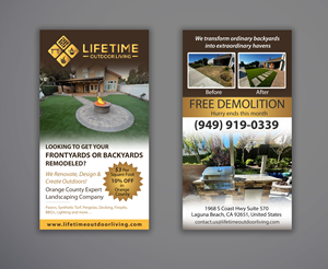 Flyer Design by chandrayaan.creative for Lifetime Outdoor Living | Design: #35053581