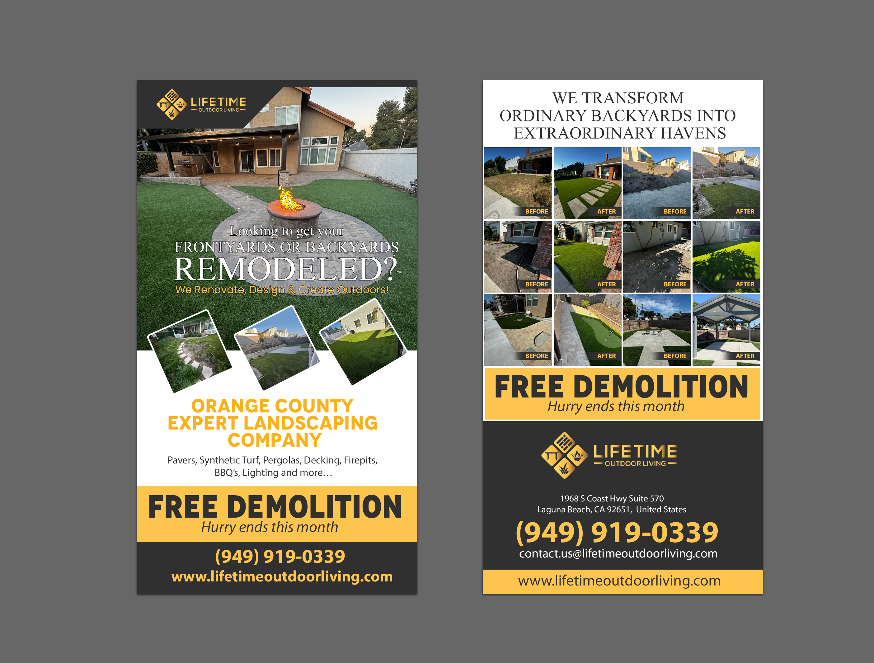 Flyer Design by chandrayaan.creative for Lifetime Outdoor Living | Design: #35058881