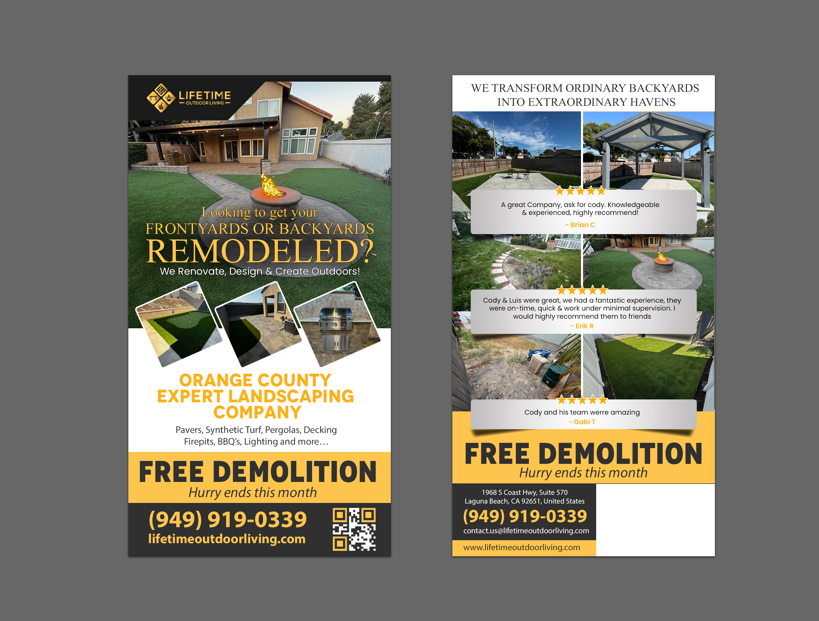 Flyer Design by chandrayaan.creative for Lifetime Outdoor Living | Design #35103477