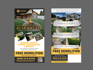 Flyer Design by chandrayaan.creative for Lifetime Outdoor Living | Design: #35103477