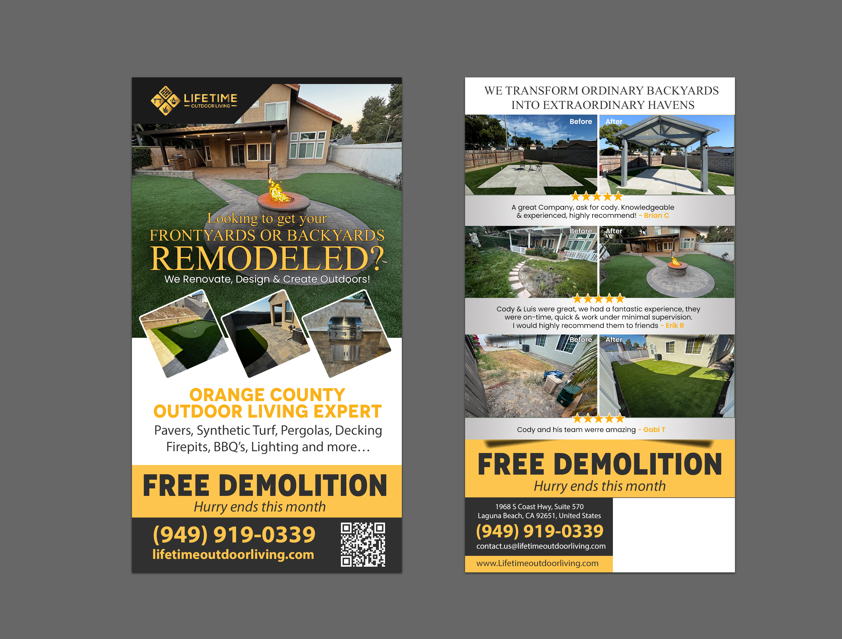 Flyer Design by chandrayaan.creative for Lifetime Outdoor Living | Design #35134344