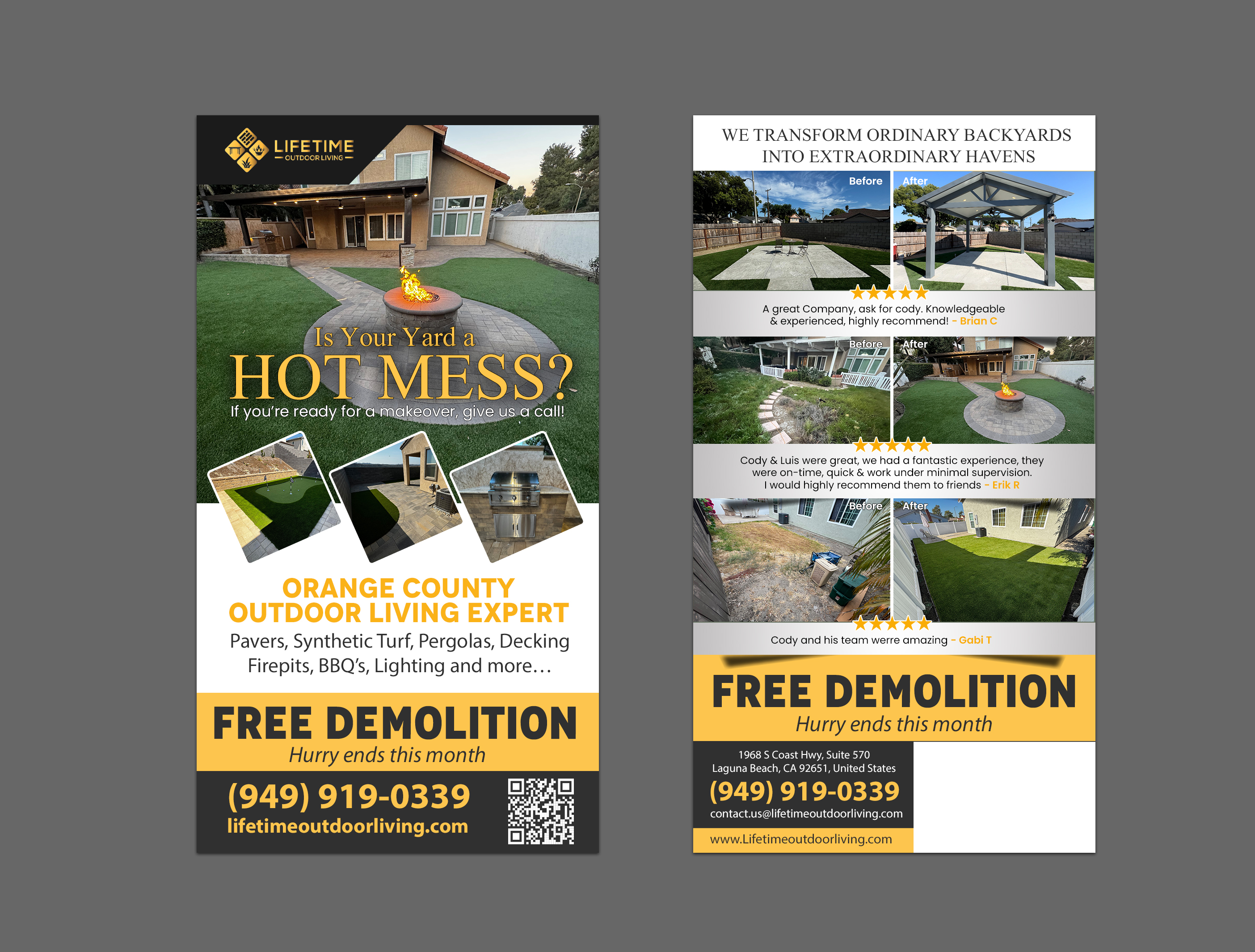 Flyer Design by chandrayaan.creative for Lifetime Outdoor Living | Design #35164037