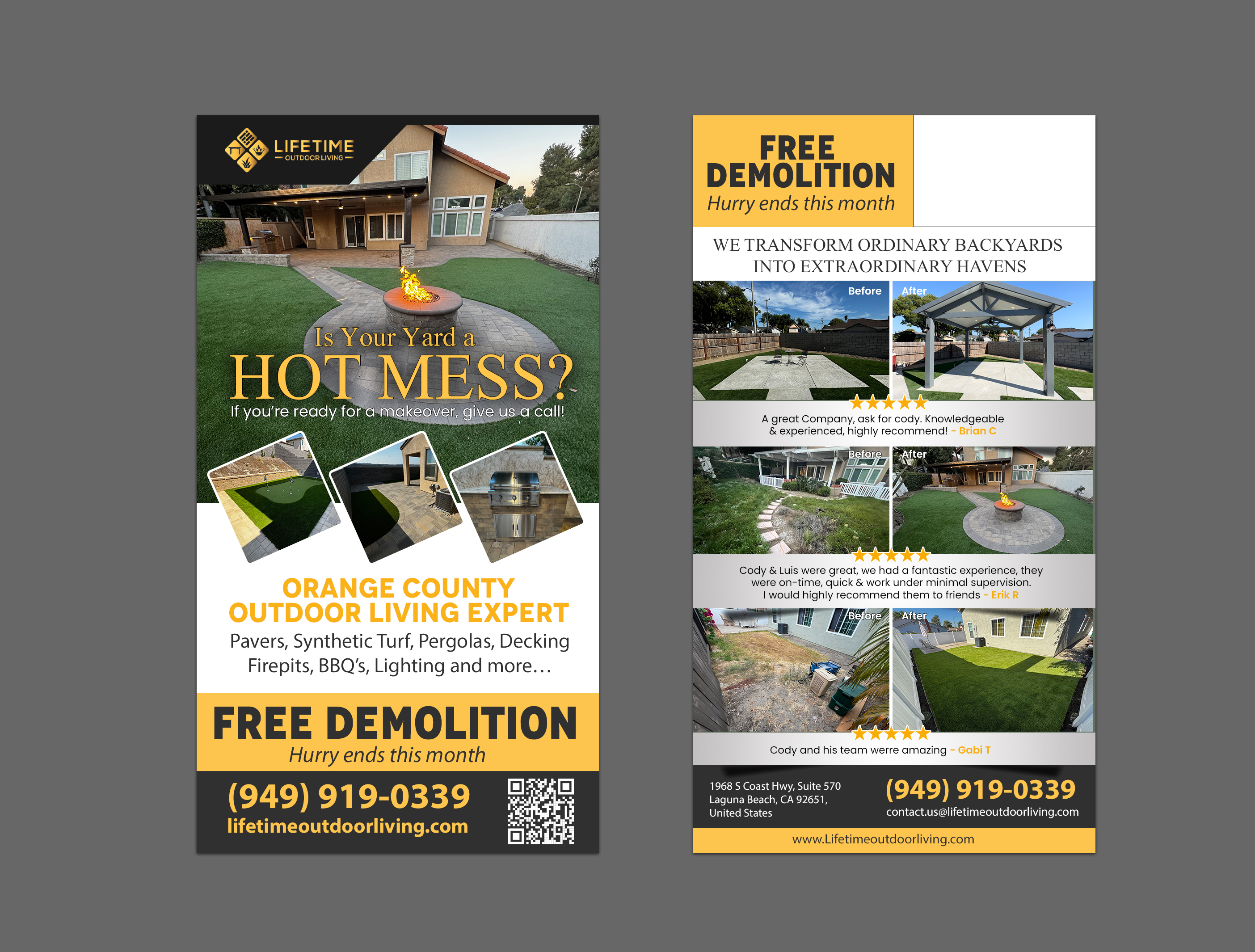 Flyer Design by chandrayaan.creative for Lifetime Outdoor Living | Design #35202662