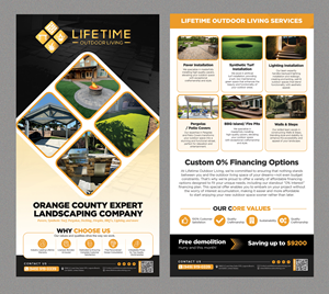 Flyer Design by Stan$oul for Lifetime Outdoor Living | Design: #35052893