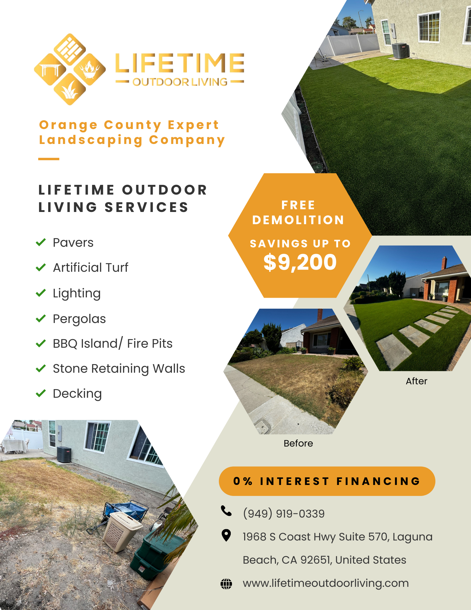 Flyer Design by James for Lifetime Outdoor Living | Design #35056050