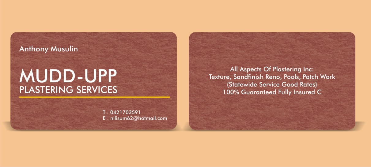 Business Card Design by yadavsushil for MUDD-UPP | Design #3119193
