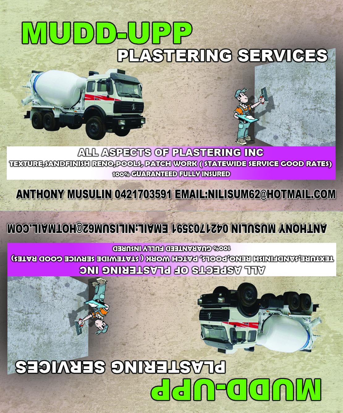 Business Card Design by Maprabin for MUDD-UPP | Design #3113903