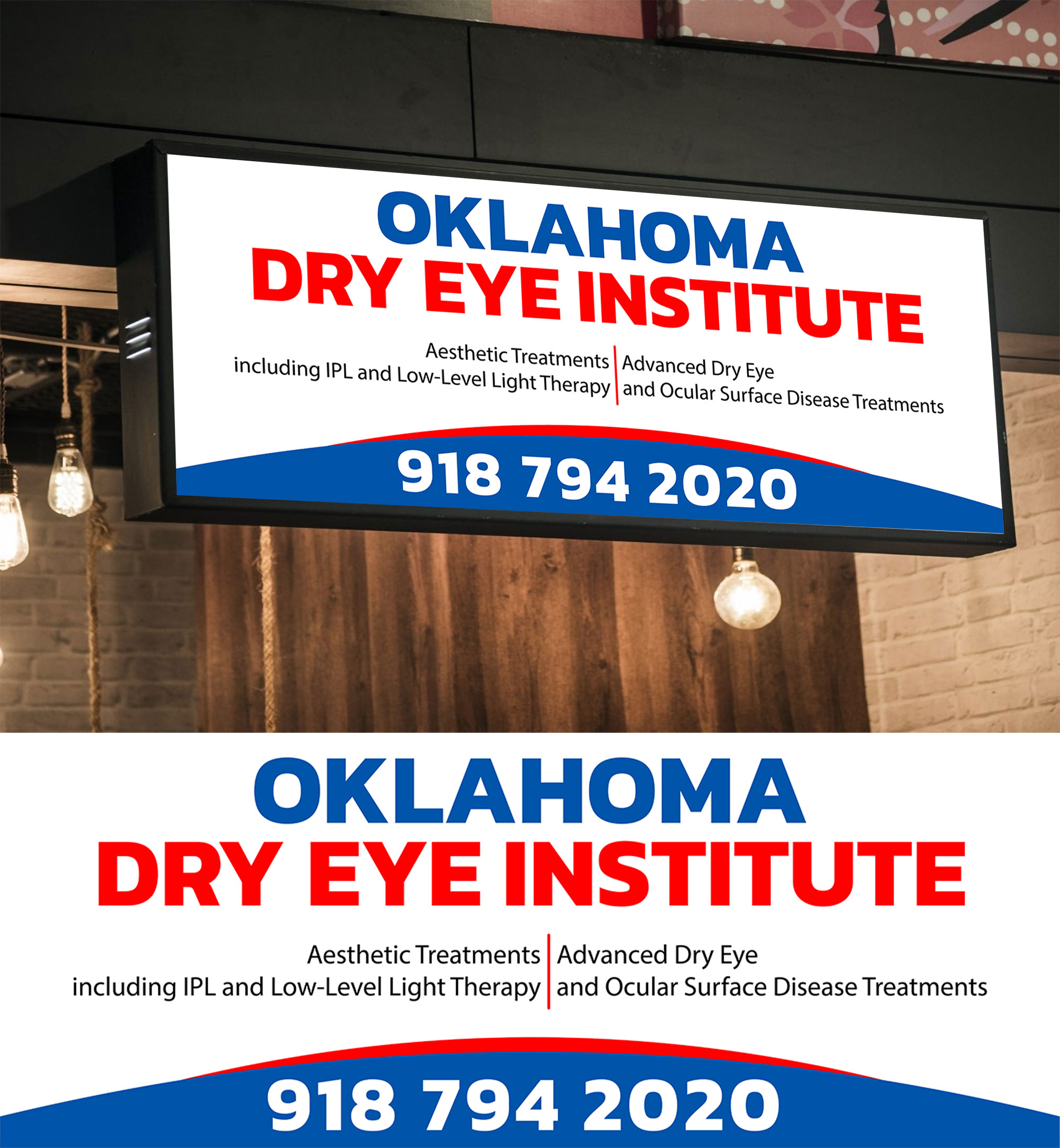 Diseño de Señalética por WrapTonic24 para Oklahoma Dry Eye Institute | Diseño #35093149