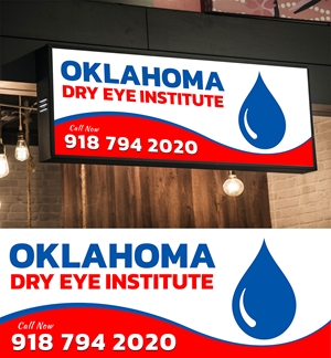 Signage Design by WrapTonic24 for Oklahoma Dry Eye Institute | Design: #35093156