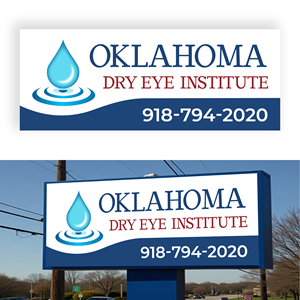 Signage Design by Mohamed Javid for Oklahoma Dry Eye Institute | Design: #35060882