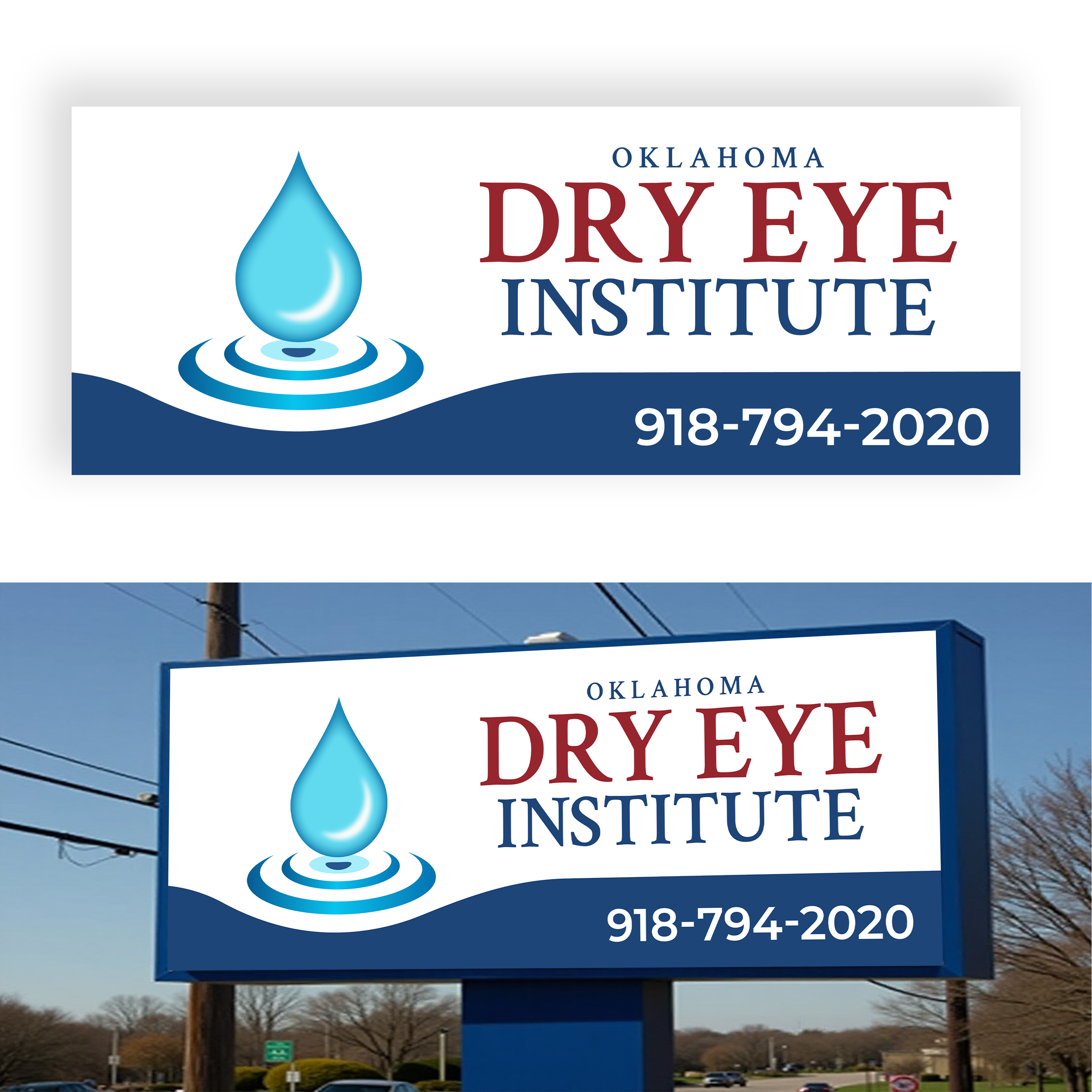 Signage Design by Mohamed Javid for Oklahoma Dry Eye Institute | Design #35063092