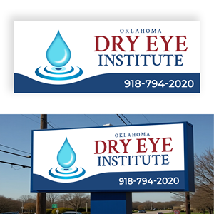 Signage Design by Mohamed Javid for Oklahoma Dry Eye Institute | Design: #35063092