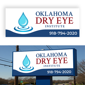 Signage Design by Mohamed Javid for Oklahoma Dry Eye Institute | Design: #35065347