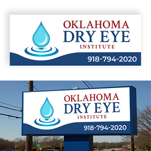 Signage Design by Mohamed Javid for Oklahoma Dry Eye Institute | Design: #35065348