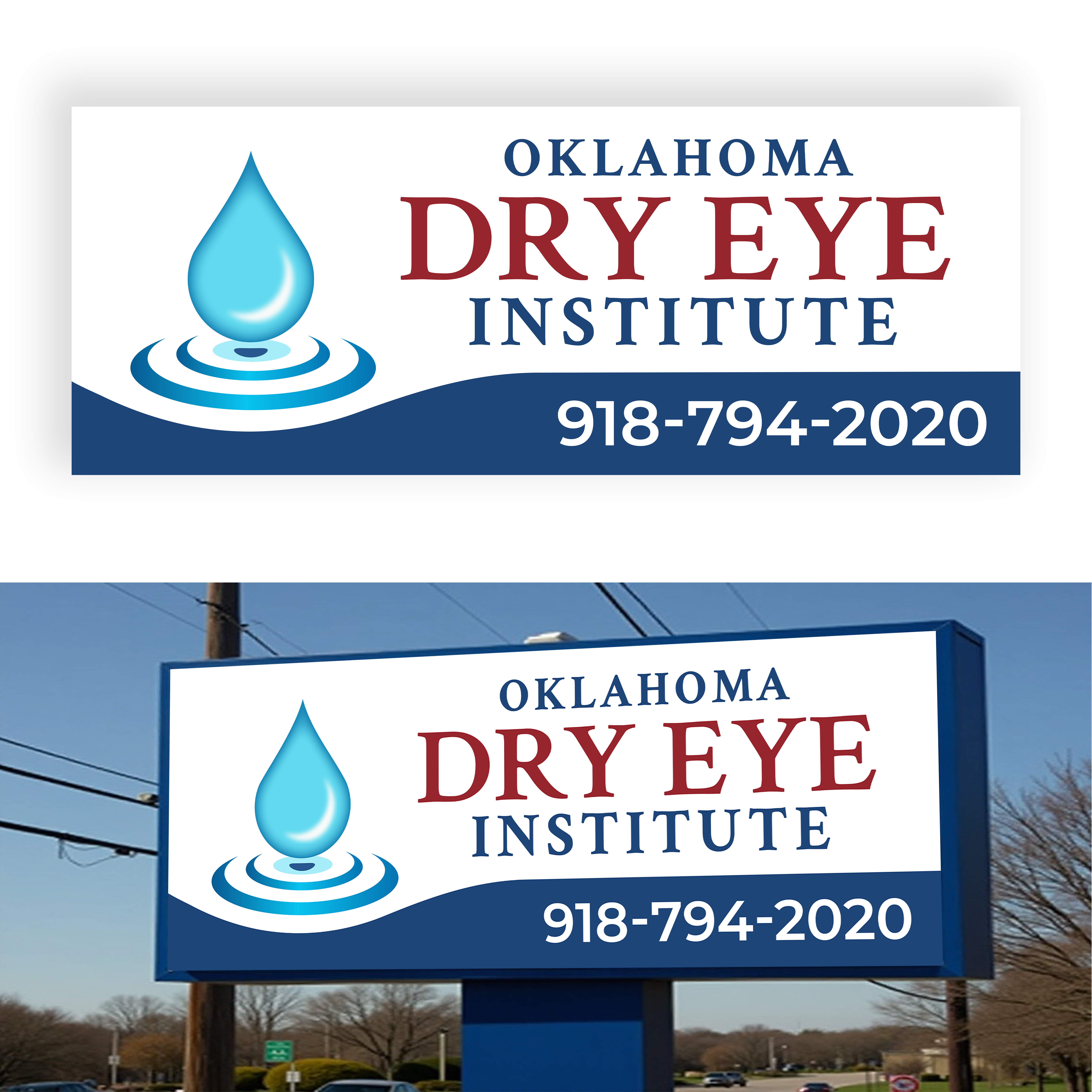 Signage Design by Mohamed Javid for Oklahoma Dry Eye Institute | Design: #35066464