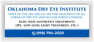 Signage Design by designer1975 for Oklahoma Dry Eye Institute | Design: #35070815