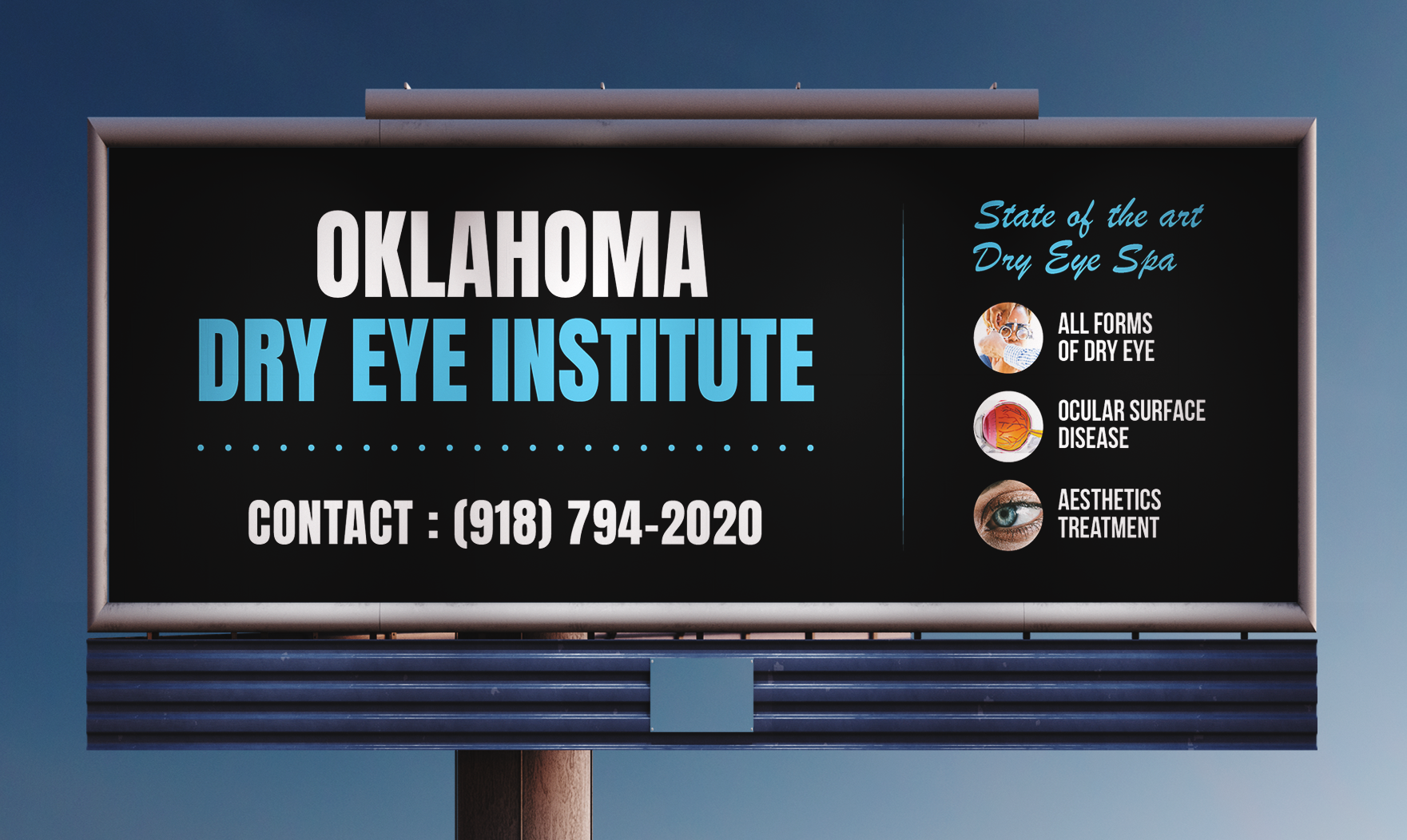 Signage Design by JK18 for Oklahoma Dry Eye Institute | Design #35063218