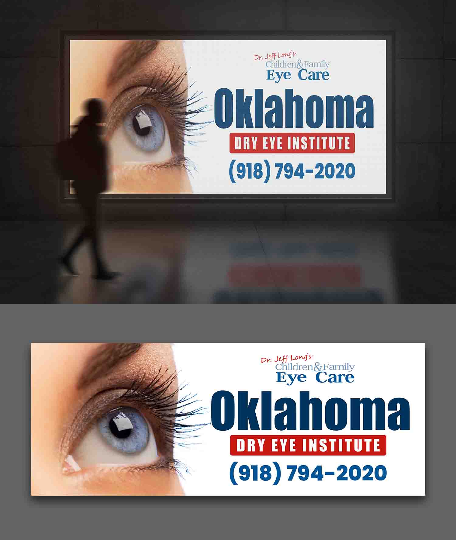 Signage Design by debdesign for Oklahoma Dry Eye Institute | Design #35085103