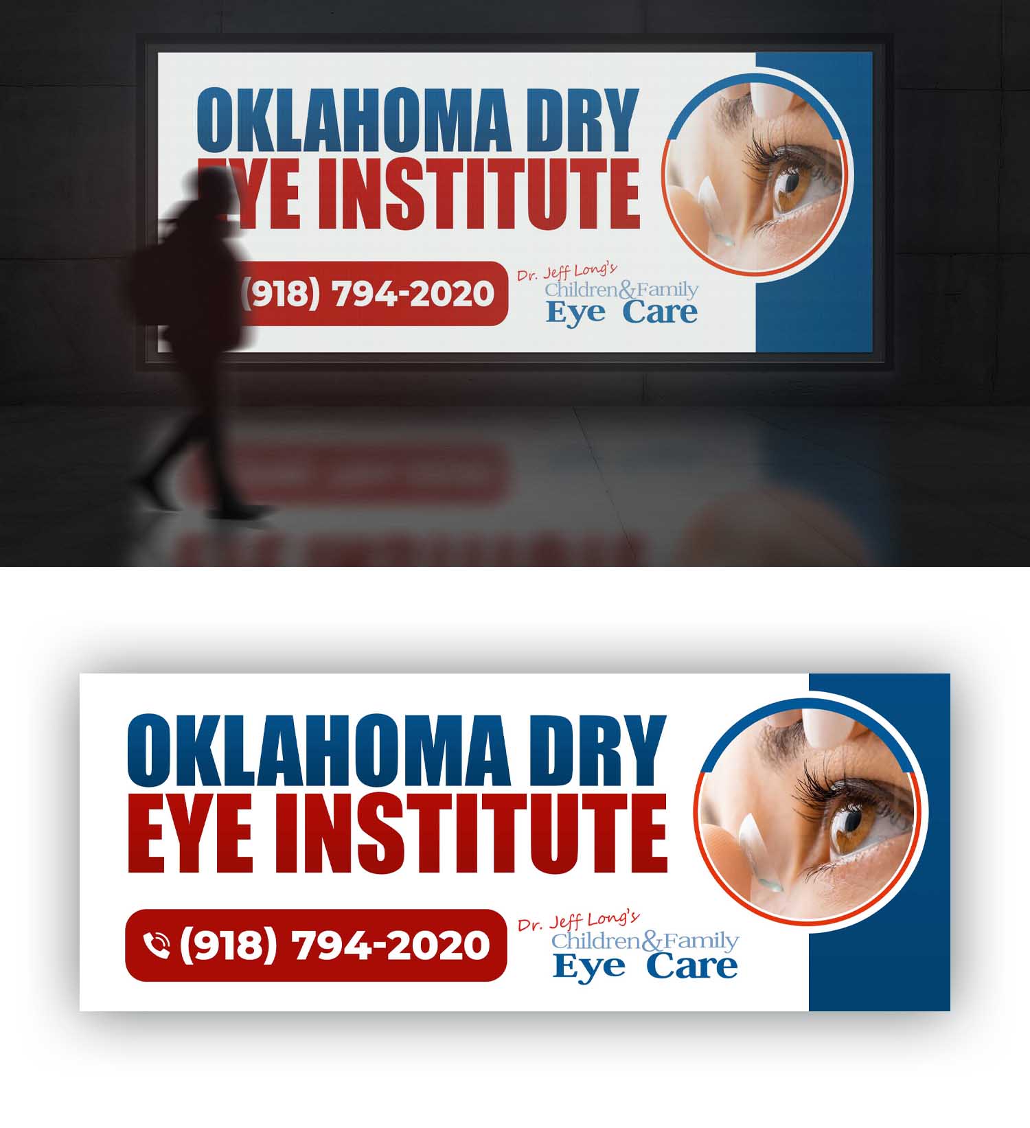 Signage Design by debdesign for Oklahoma Dry Eye Institute | Design #35085112