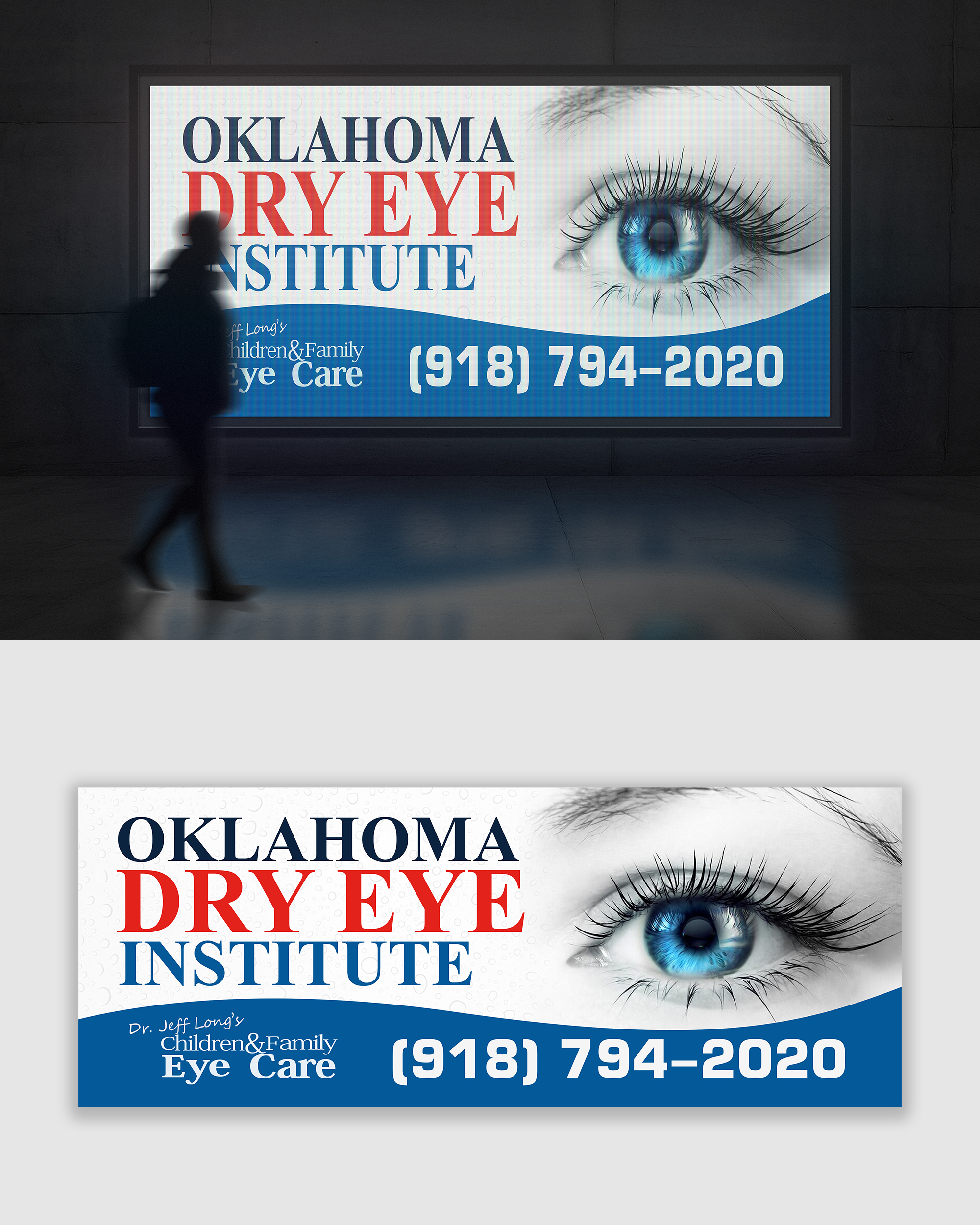 Signage Design by debdesign for Oklahoma Dry Eye Institute | Design #35085119