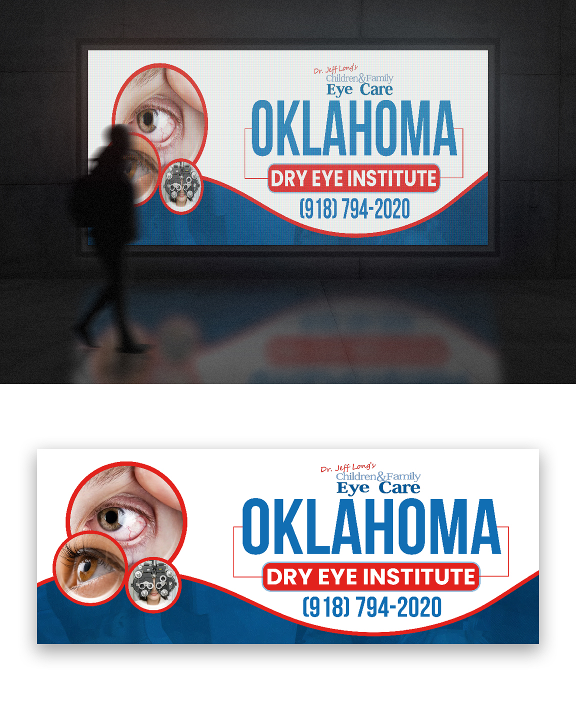 Signage Design by debdesign for Oklahoma Dry Eye Institute | Design #35096261
