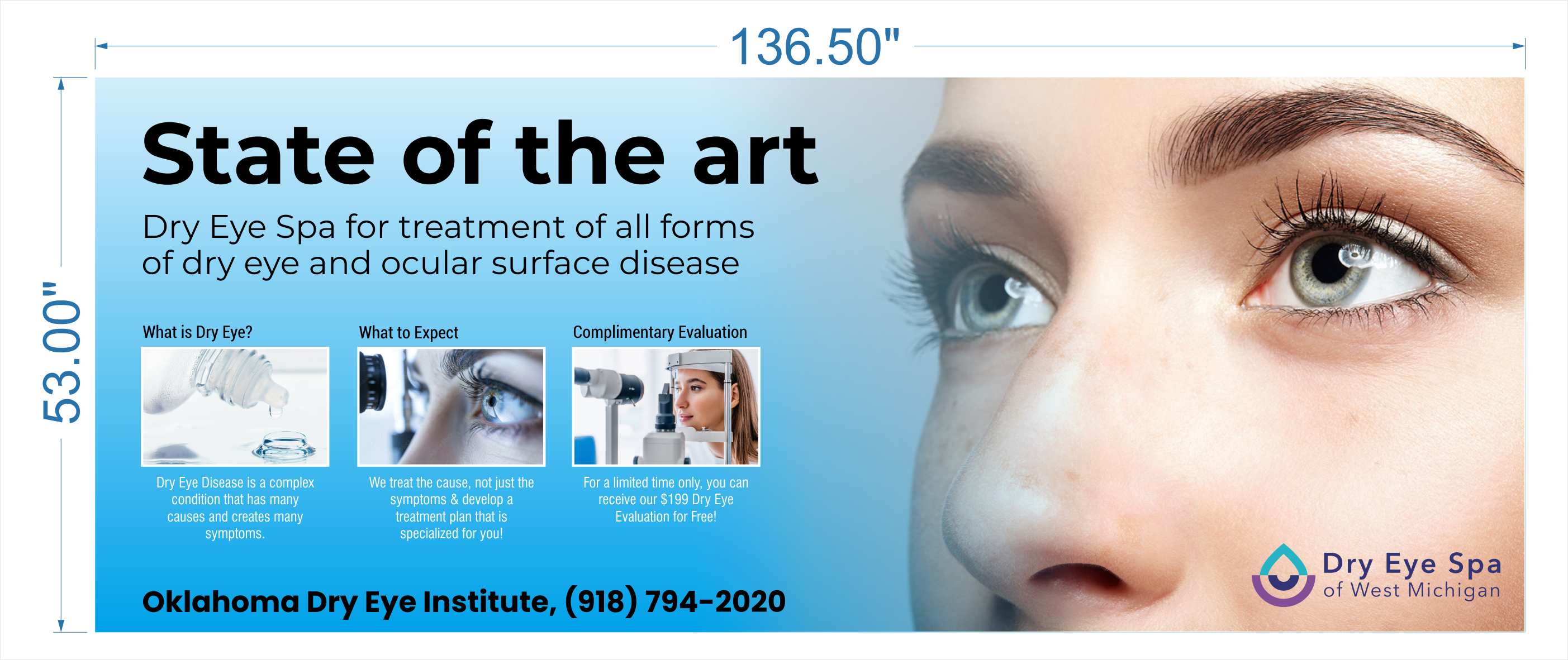 Signage Design by masheri for Oklahoma Dry Eye Institute | Design #35051884