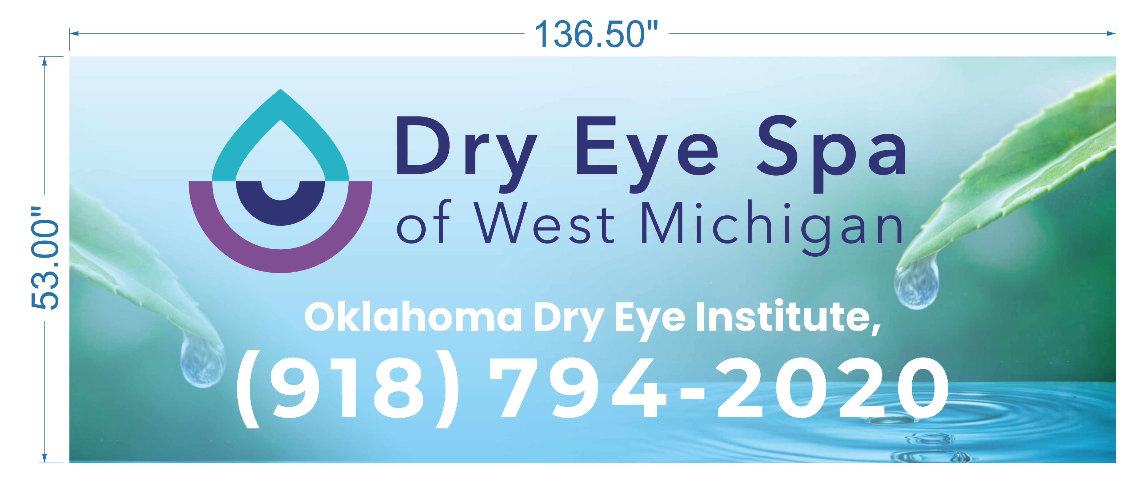 Signage Design by masheri for Oklahoma Dry Eye Institute | Design #35062748