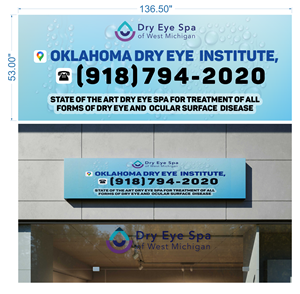 Signage Design by masheri for Oklahoma Dry Eye Institute | Design: #35080477