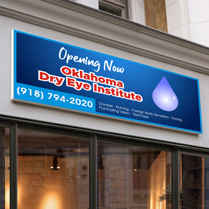 Signage Design by DG+ for Oklahoma Dry Eye Institute | Design: #35081422