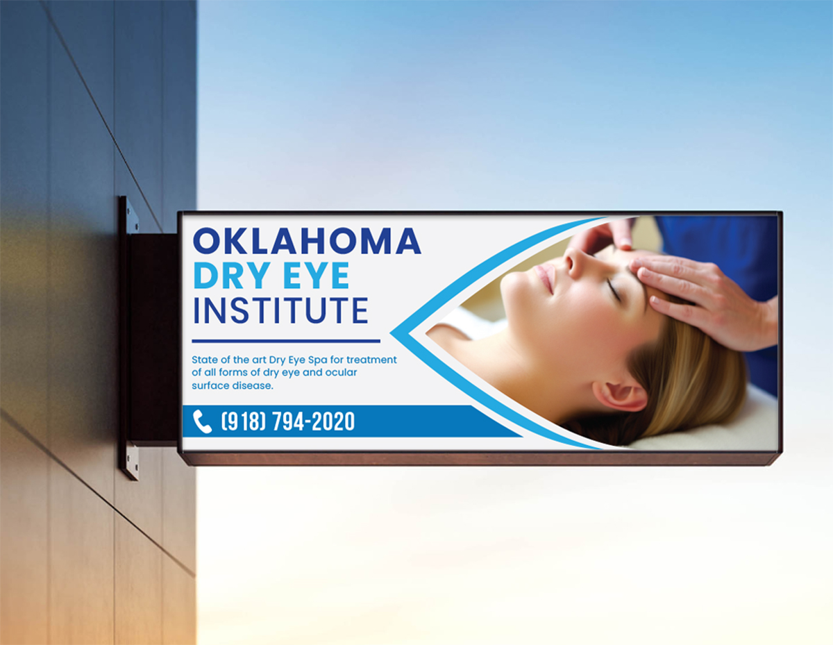 Signage Design by Maxo-Biz for Oklahoma Dry Eye Institute | Design #35076908