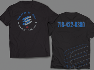T-shirt Design by Andrés Sebastián for SilverStone Sheet Metal | Design: #35086856