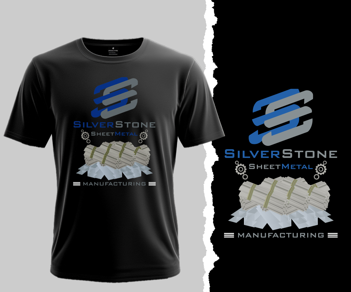 T-shirt Design by Creativedesigner 4u for SilverStone Sheet Metal | Design #35054936