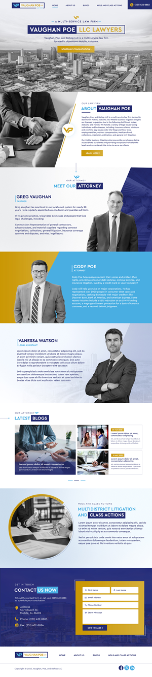 Web Design by Blue Sparrow for this project | Design: #35067344