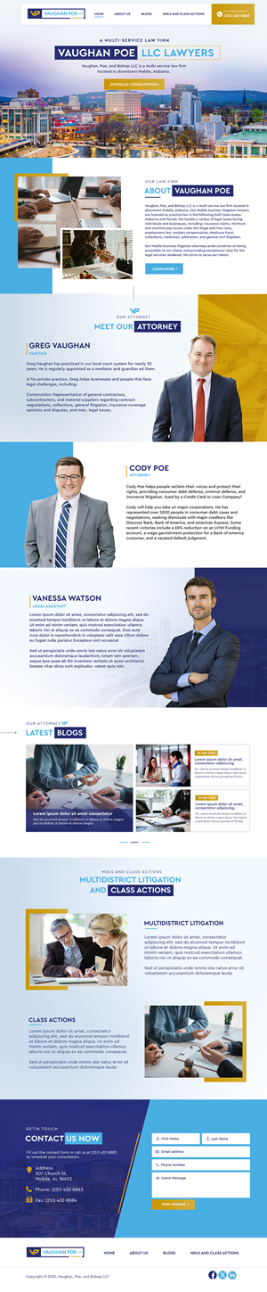 Web Design by Blue Sparrow for this project | Design: #35067348