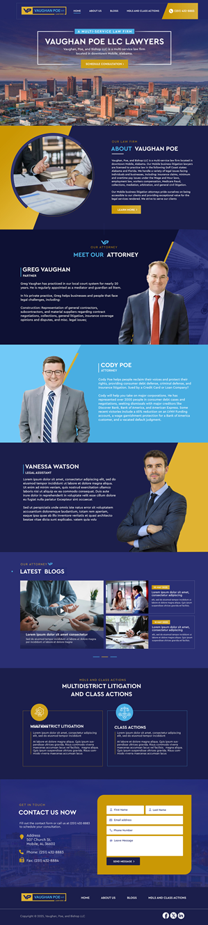 Web Design by Blue Sparrow for this project | Design: #35073981