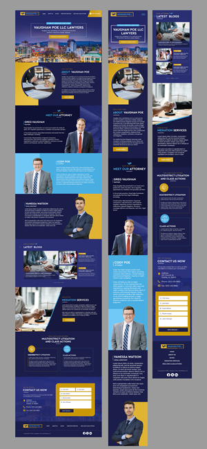 Web Design by Blue Sparrow for this project | Design: #35089235