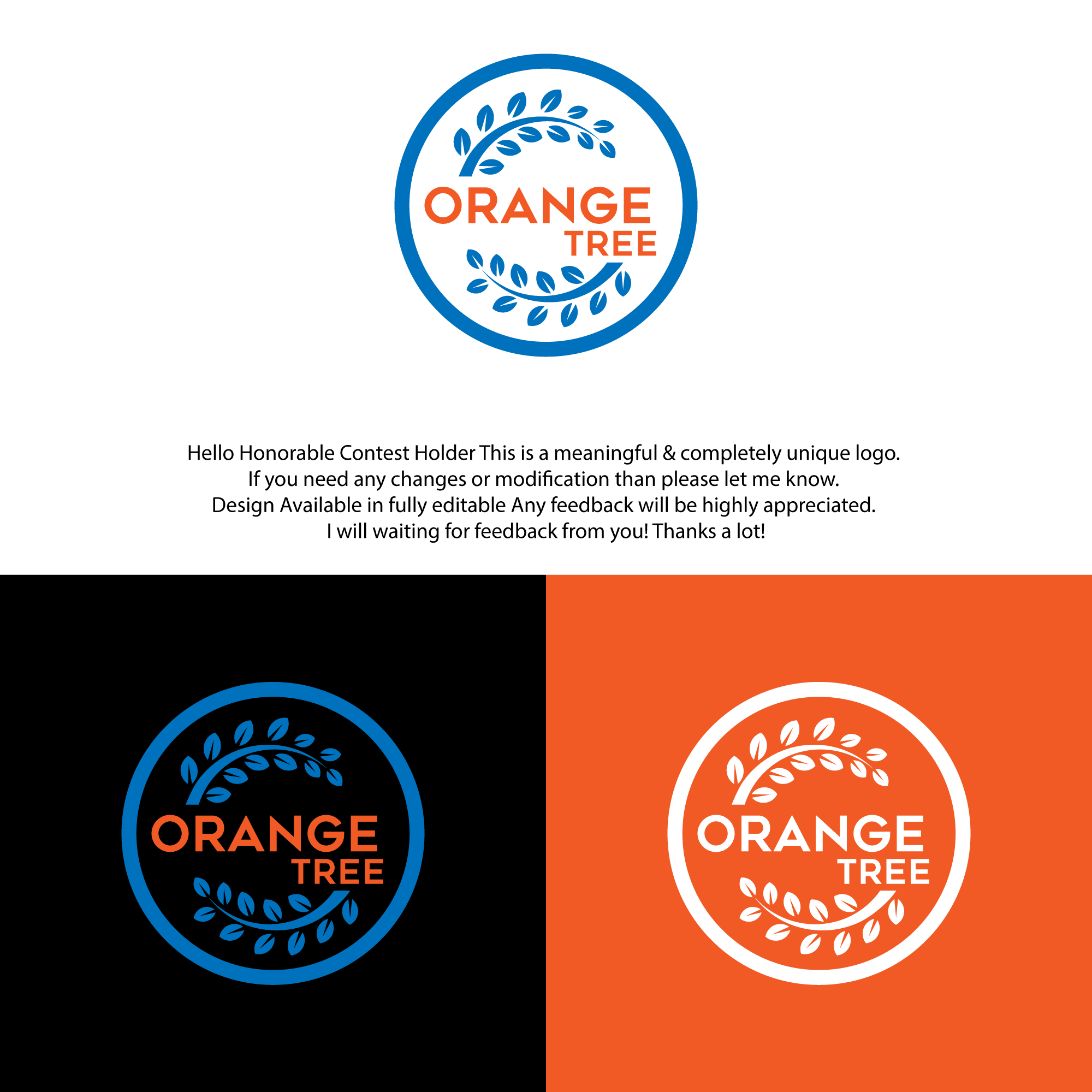 Logo Design by Designerrasedul for Orange Tree | Design #35078898