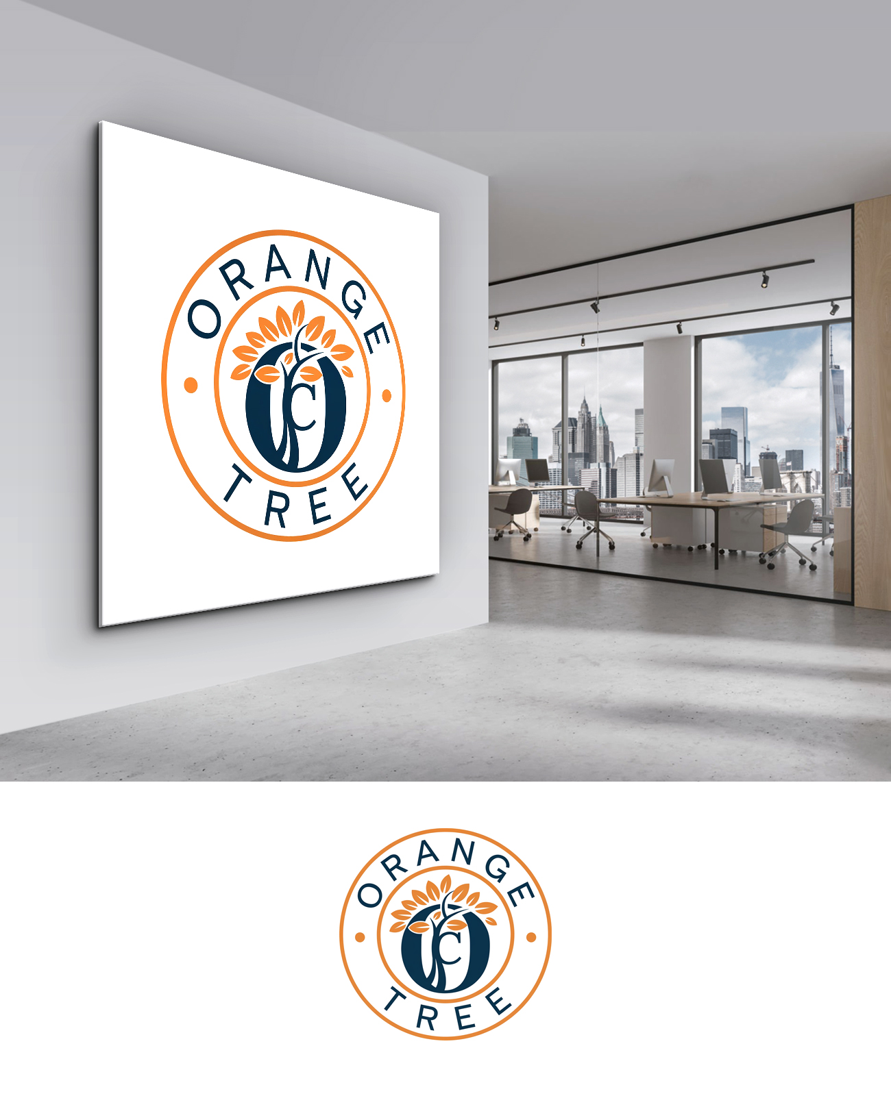 Logo-Design von maudelena für Orange Tree | Design #35076187