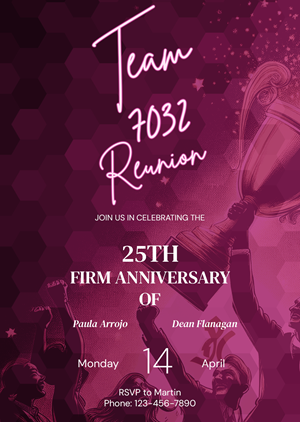 Invitation Design by Kevin Indiaka for Goldman Sachs | Design: #35101383
