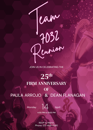 Invitation Design by Kevin Indiaka for Goldman Sachs | Design: #35108091