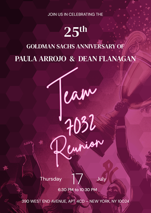 Invitation Design by Kevin Indiaka for Goldman Sachs | Design: #35132869