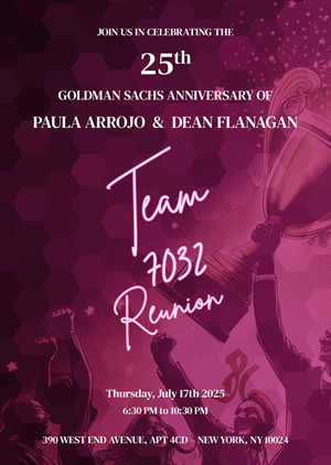 Invitation Design by Kevin Indiaka for Goldman Sachs | Design #35142405