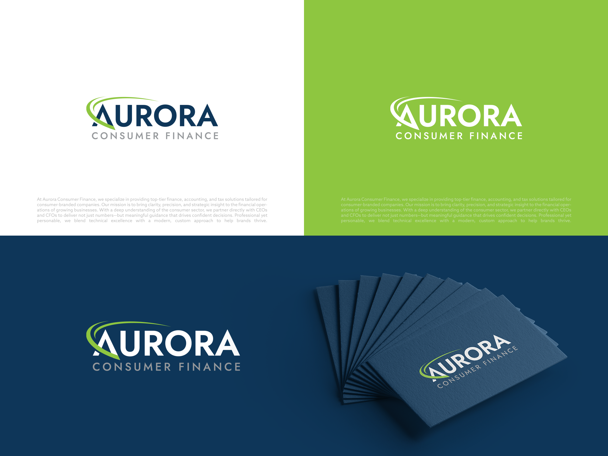 Diseño de Logo por COLOUR CREATIVE para Aurora Consumer Finance LLC | Diseño #35090387