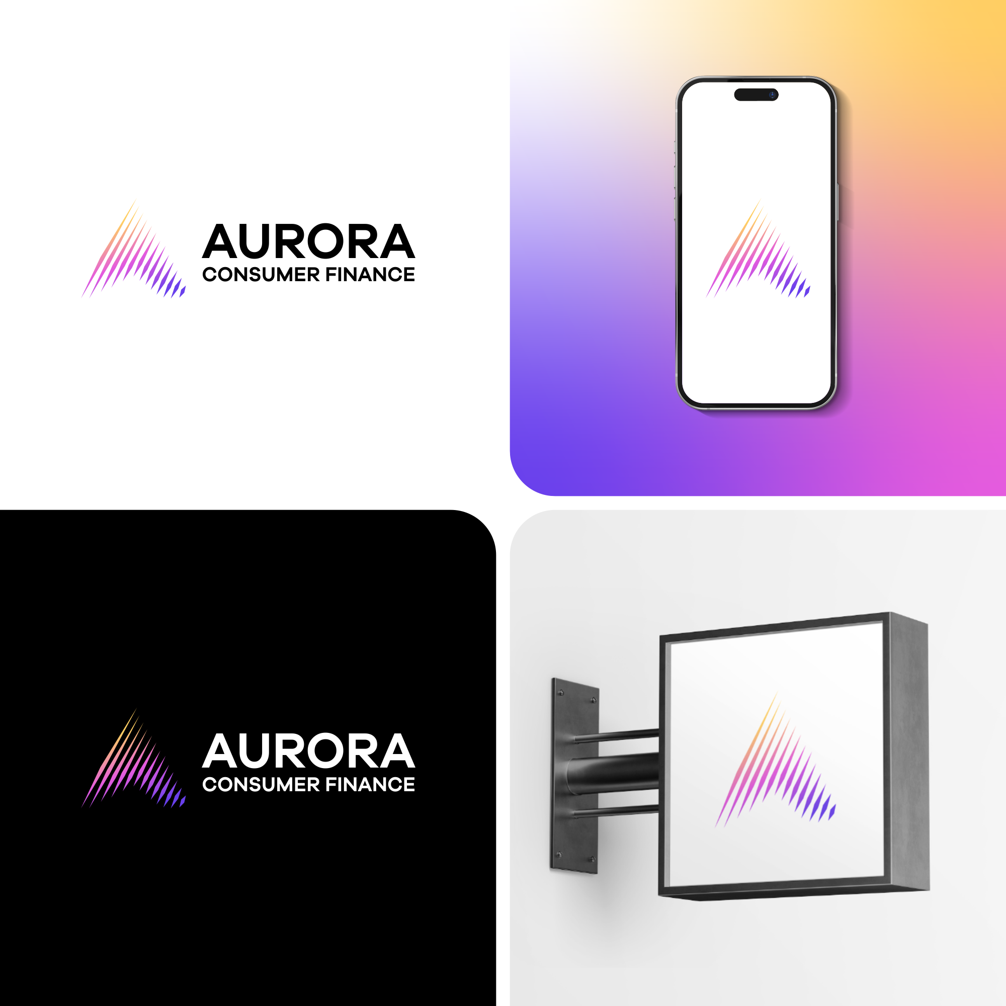 Logo Design by Royco for Aurora Consumer Finance LLC | Design #35064046