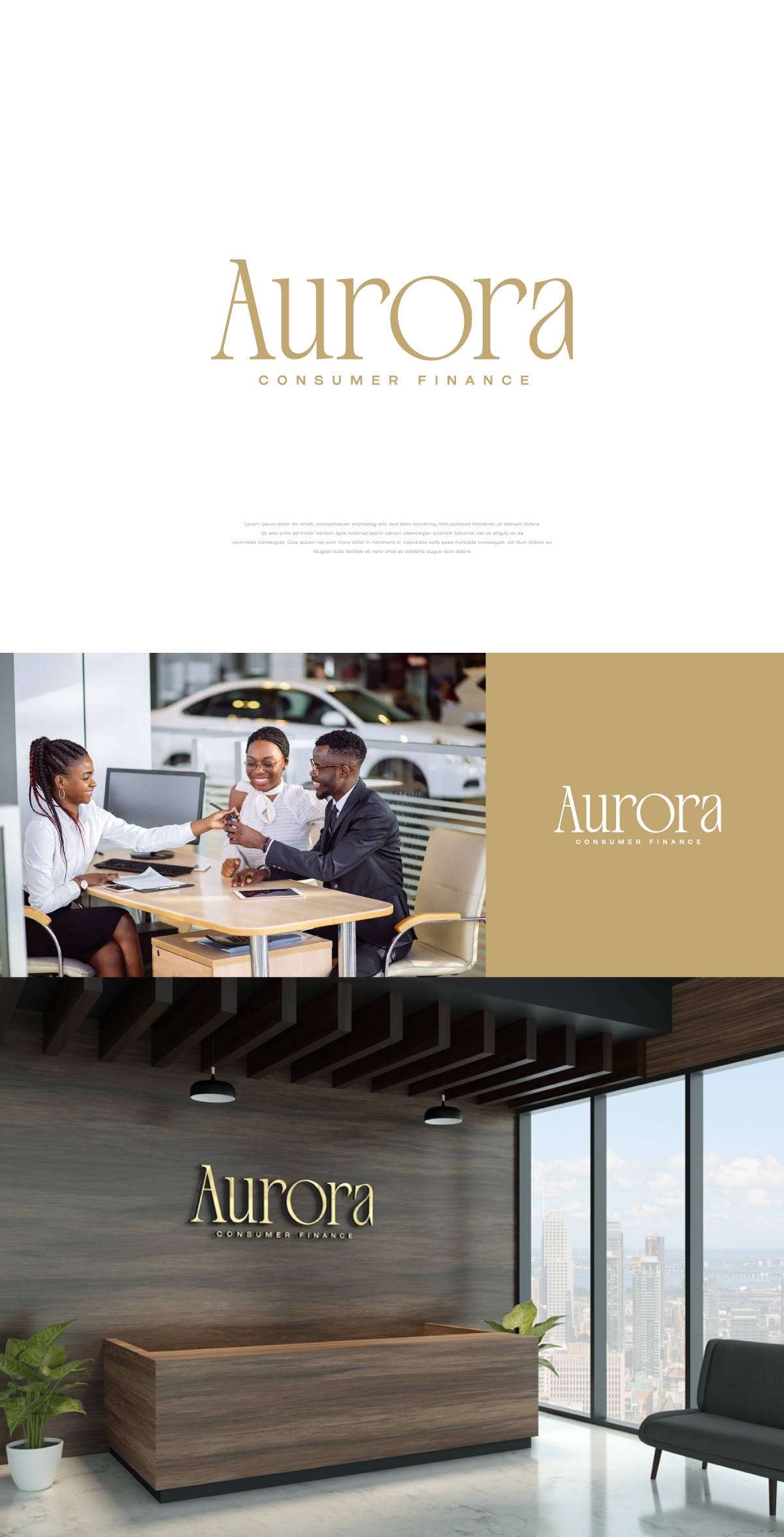 Logo Design by apik. for Aurora Consumer Finance LLC | Design #35057905