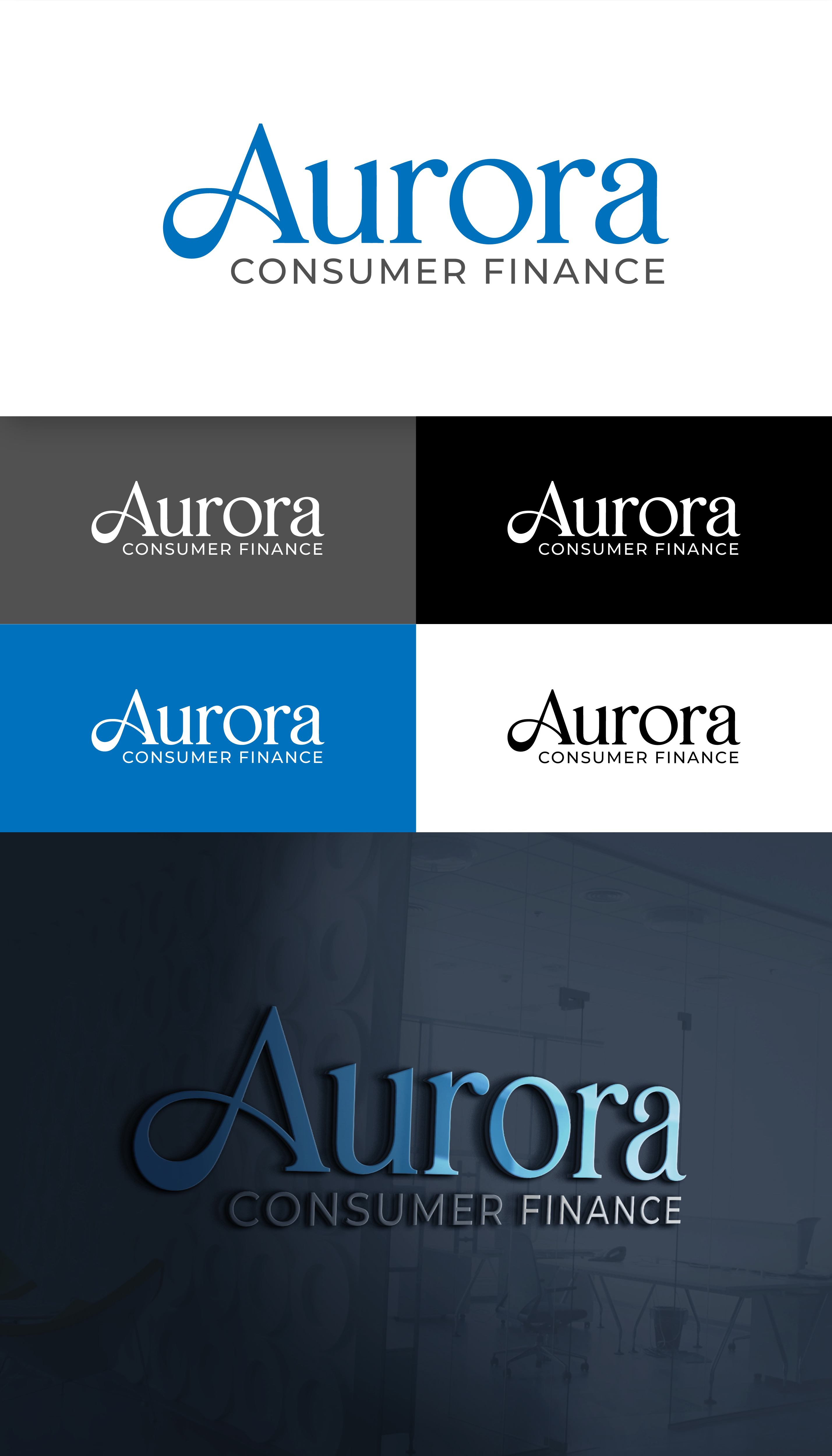 Logo Design by Mir Graphics for Aurora Consumer Finance LLC | Design #35056951