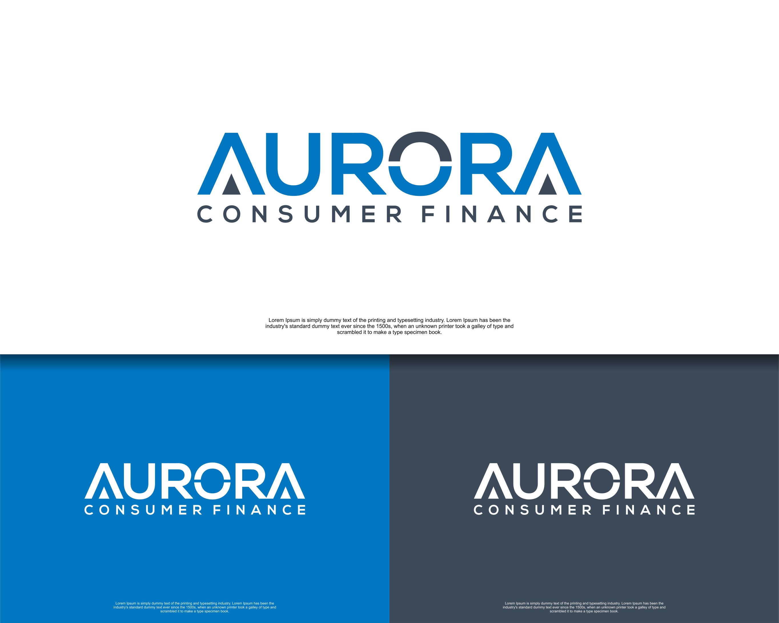Logo Design by logomarket8 for Aurora Consumer Finance LLC | Design #35062009