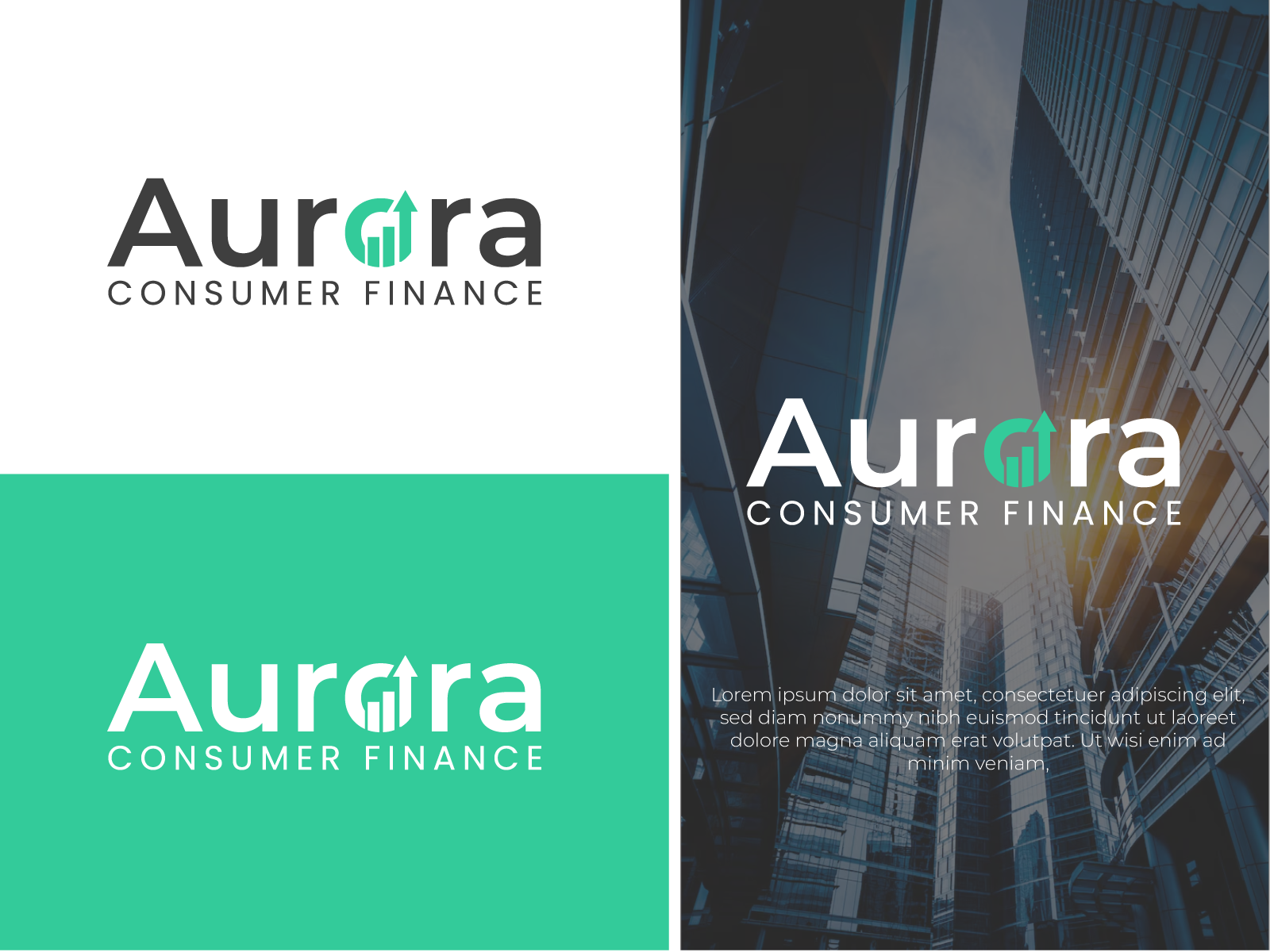 Logo Design by GraphicView for Aurora Consumer Finance LLC | Design #35084499