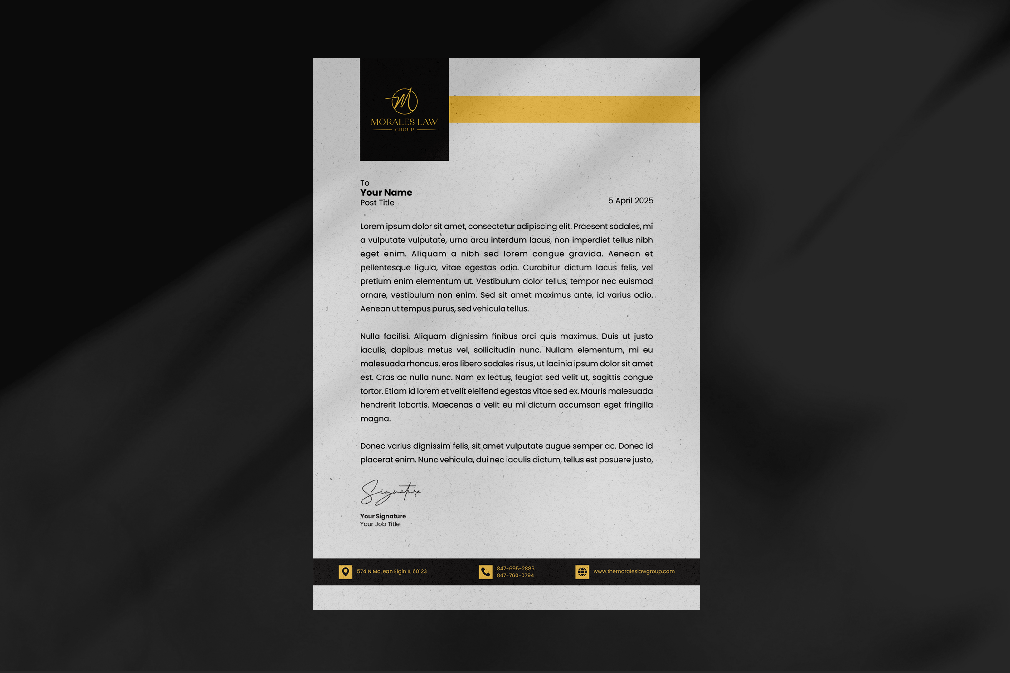 Letterhead Design by Adilia Romadina for this project | Design #35063047