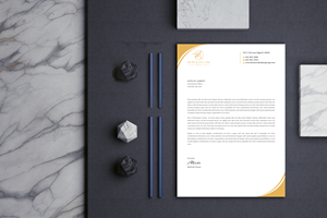 Letterhead Design by Expert Bappy for this project | Design: #35062902